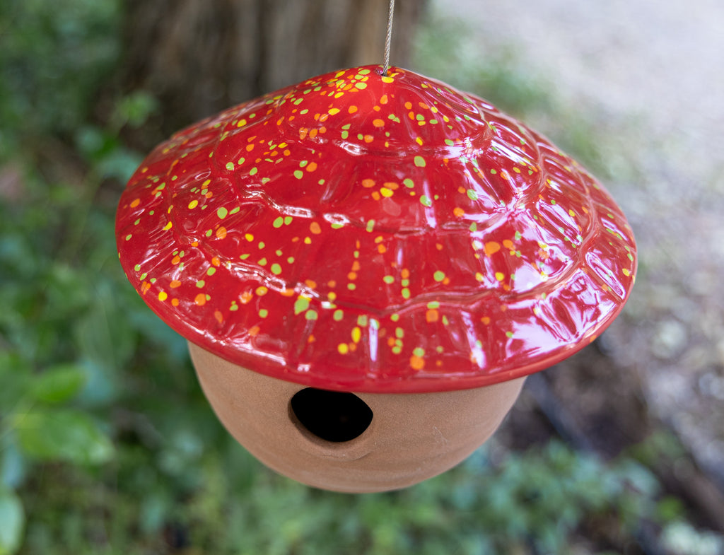 Gourd Birdhouse-Firecracker